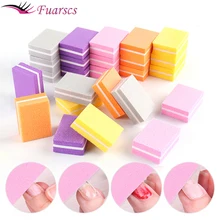 

10/25PCS Mini Nail File Blocks Double-sided Small File Colorful Sponge Nail Polish Sanding Buffer Strips Polishing Manicure Tool