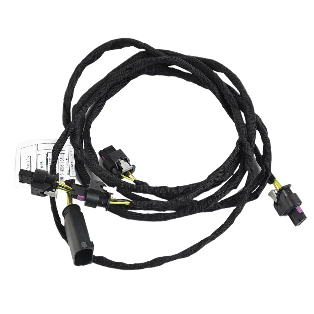 Practical To Use Parking Sensor Wiring Harness PDC Cable Plastic + Metal 61129313607 Accessories Black