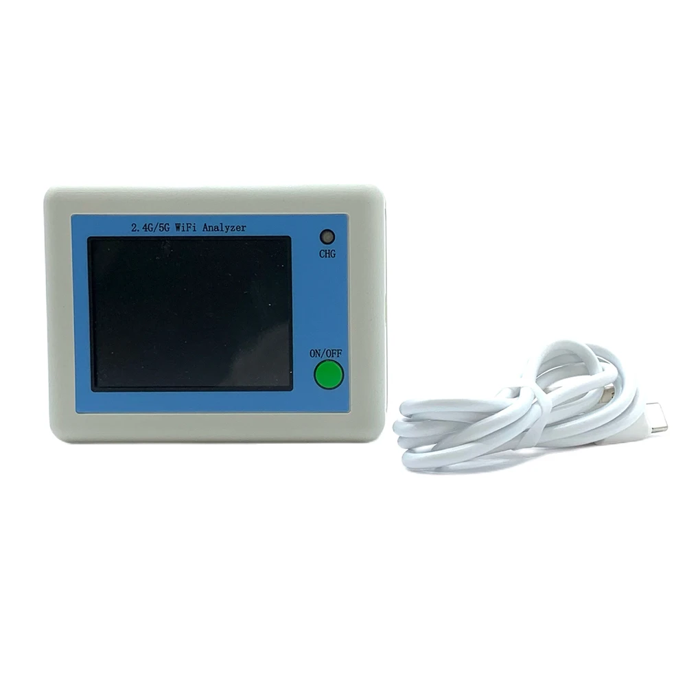 Dual Band 2.4G/5G Signal Usage Analyzer 600mAh Battery Wireless Network Scanner 2.4inch TFT Display Screen WiFi Channel Scanner