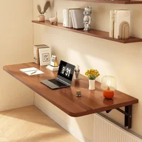 Wall foldable desk wall mounted Folding desk against the wall study Table Home wall hanging computer desk balcony wall bar table 1