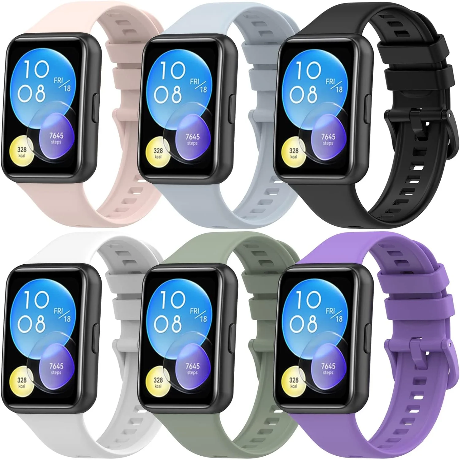Enhance your watch style and comfort with premium, waterproof, and stylish adjustable silicone bands-perfect for active indivi