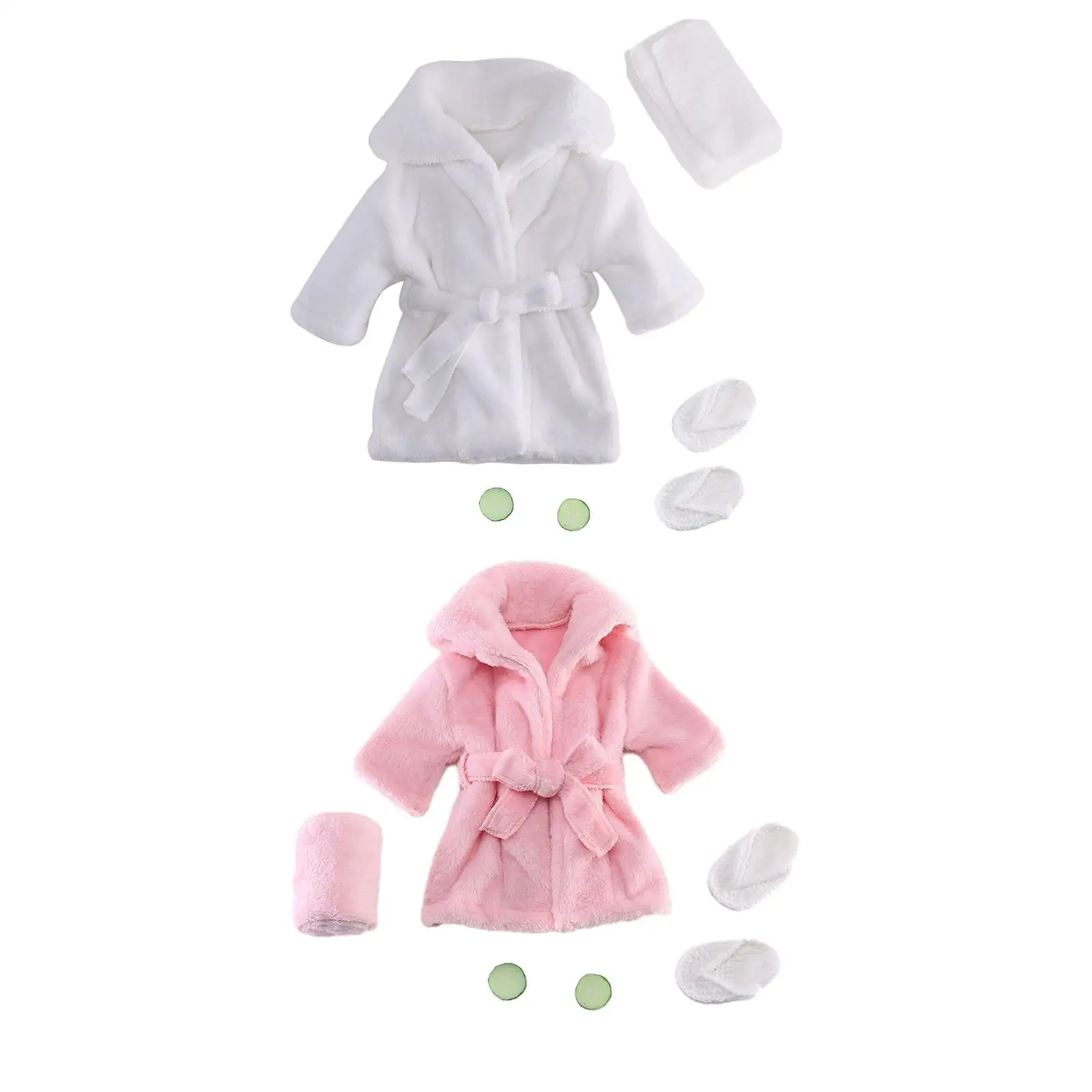 

Newborn Photography Props Bathrobe with Cucumber Slices Baby Photoshoot Props Newborn Baby Robe Bath Towel for Girls Boys Infant