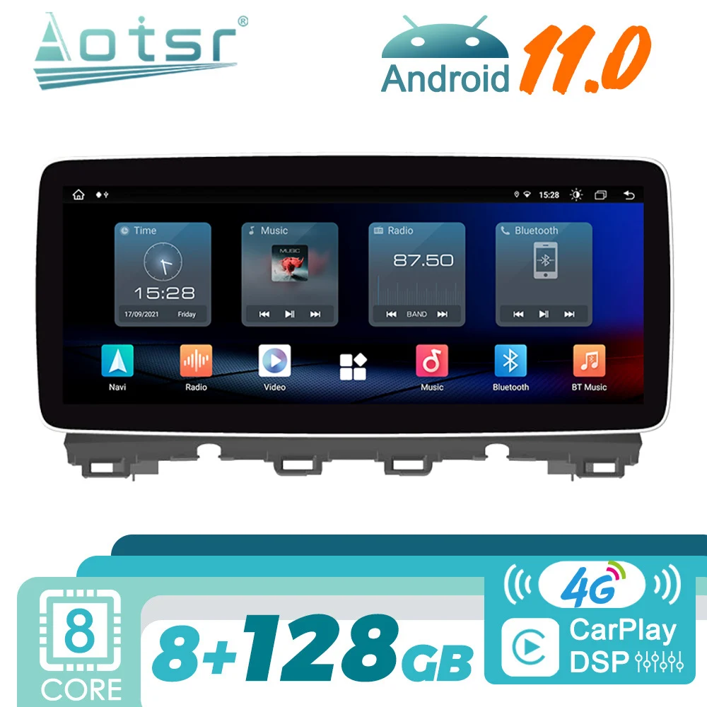 

For Mazda CX-4 2016 - 2021 Android Car Radio 2Din Autoradio Stereo Multimedia Video Player Head Unit Screen GPS Navigation