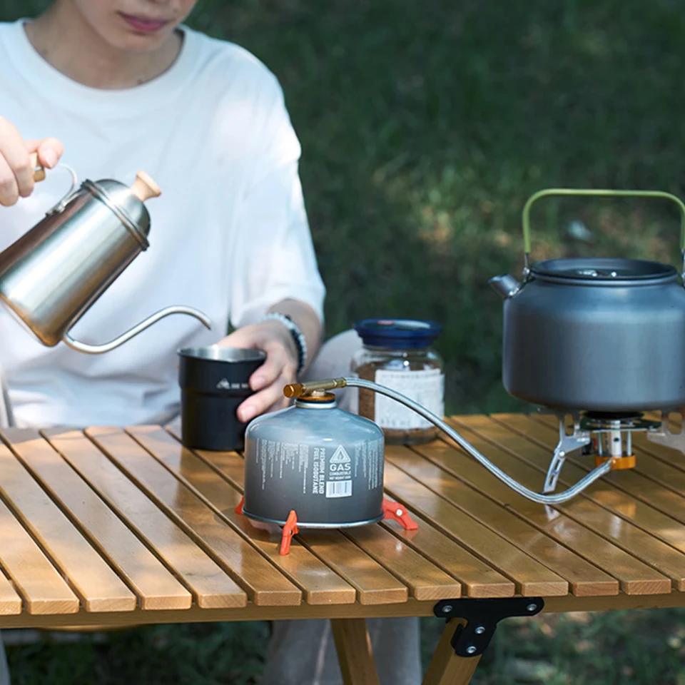 Support De Cartouche Gaz à 3 Pieds Avec Aimant - Stabilisateur Pour Camping, Randonnée, Pique-nique