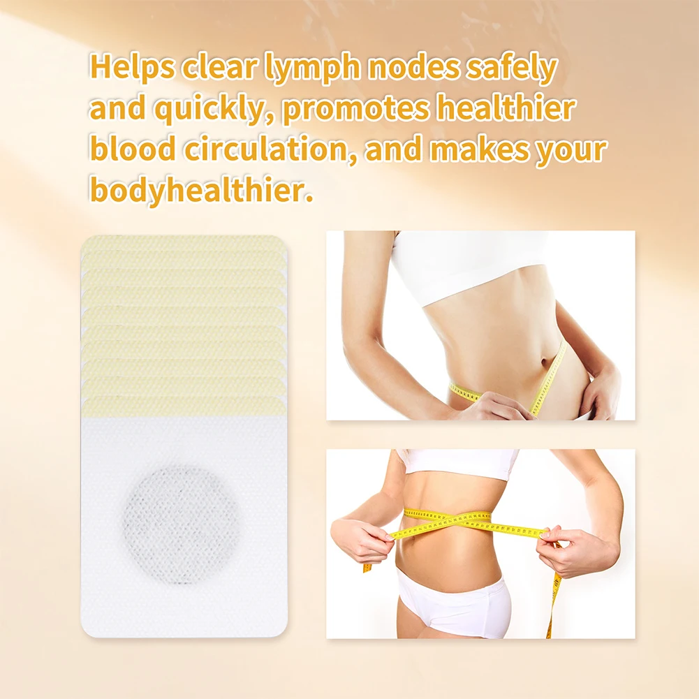 Bee Venom Patches Burning Fat Drainage Patches Improve Stomach Belly Slimming Patch 30Pcs for Women Men