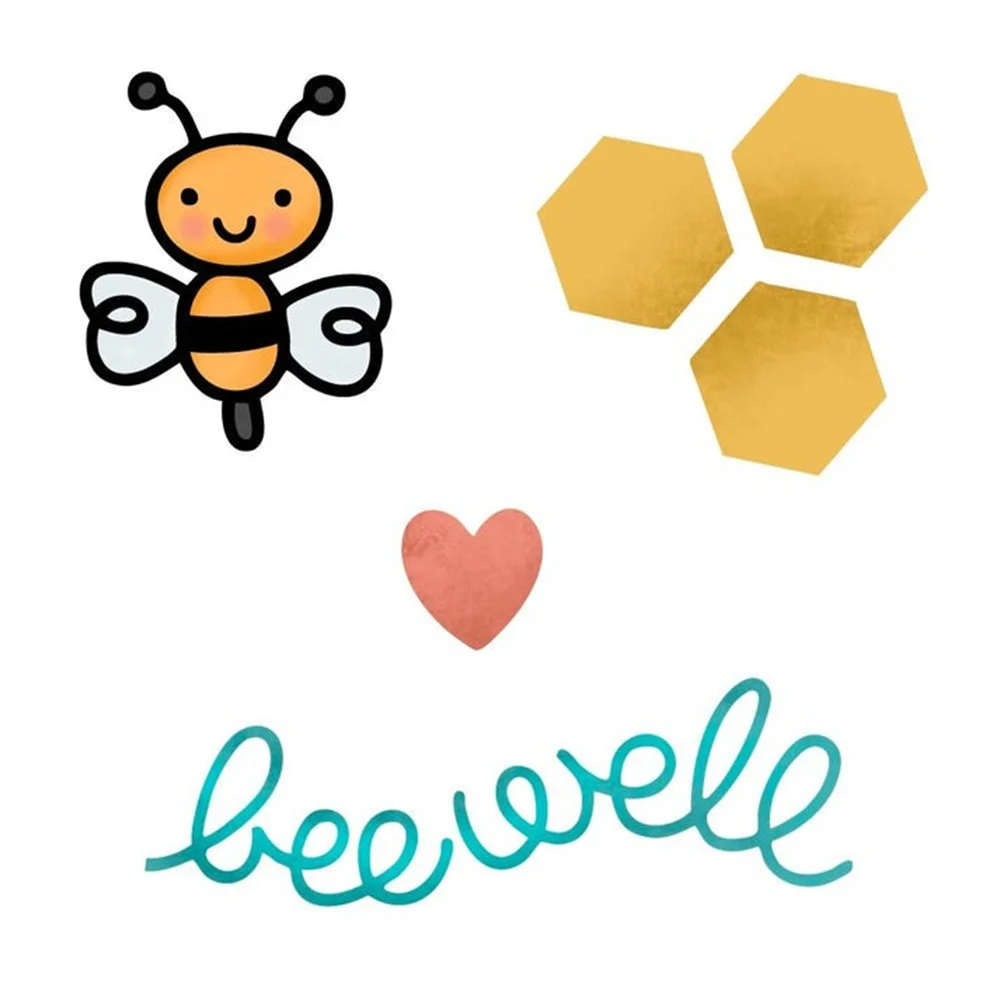 2026 새로운 허니콤 꿀벌 가방 금속 커팅 다이 스탬프 스텐실 DIY 스크랩북킹 수제 종이 카드 낚시 장식 공예용