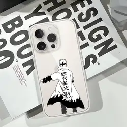 Akatsuki Logo Naruto Transparent Shockproof Phone Case - iPhone 17 Pro Max (Z9)