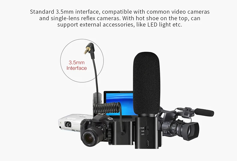 gaming headphones with mic Ordro Video Camera Recording Microphone Youtube Vlog Film Shooting for 4K FHD DSLR Digital Camcorder lavalier microphone