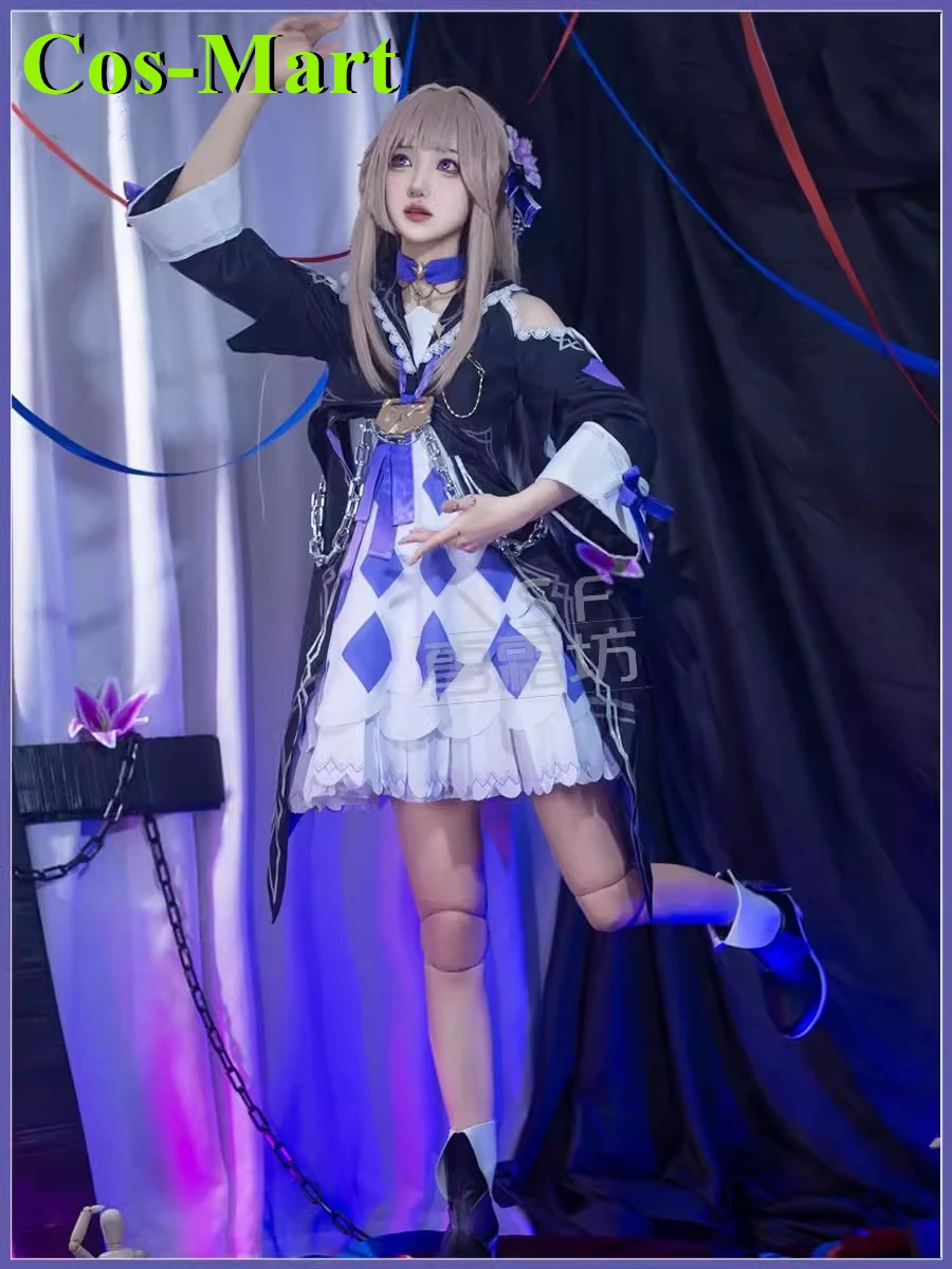 

Костюм для косплея Cos-Mart Game Honkai: Star Rail Herta, Великолепная Милая униформа, женское искусственное платье