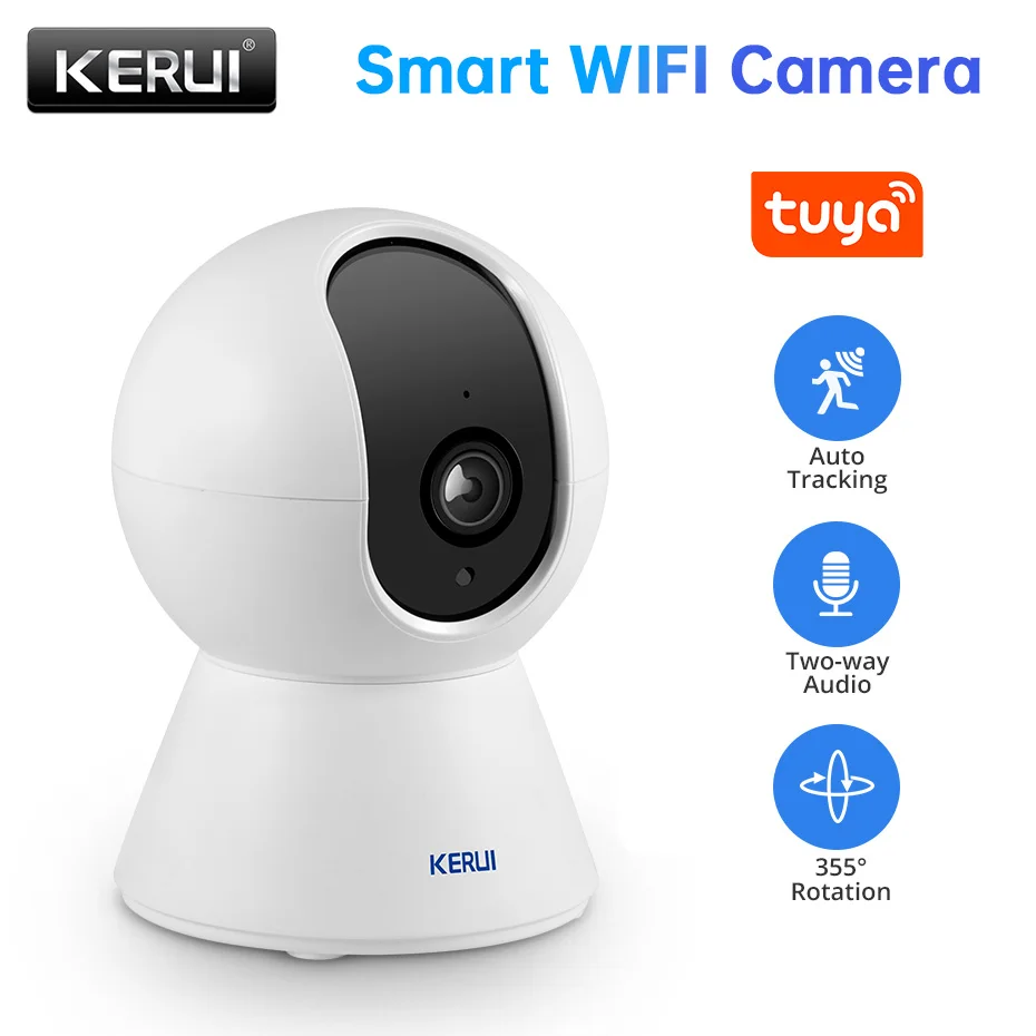 KERUI HD 300 Вт 1080P Tuya приложение домашняя камера Мини Размер WiFi IP Домашняя