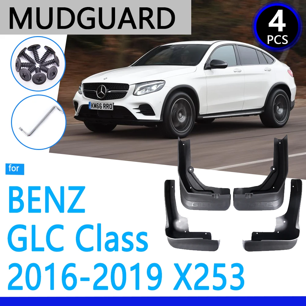 Kotflügel Fit für Mercedes Benz GLC-Klasse GLC X253 2016 2017 2018 2019  Auto Zubehör Mudflap Fender Auto Ersatz teile