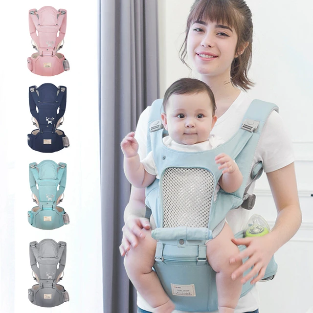 Porte-bébé en coton, porte-anneau de sécurité pour nouveau-né, sac  kangourou confortable pour bébé