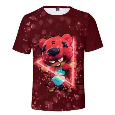 T-shirt à Manches Courtes pour Enfant, Vêtement en Coton, avec Reconnaissance de Dessin Animé en 3D, Style Harajuku, pour Été, pour Bébé Garçon et Fille