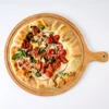 Bamboo Cutting Board with Handle Wooden Tray Round Rectangular Pizza Peeling Cutting Board Cut Food Bread Fruit Vegetables 6