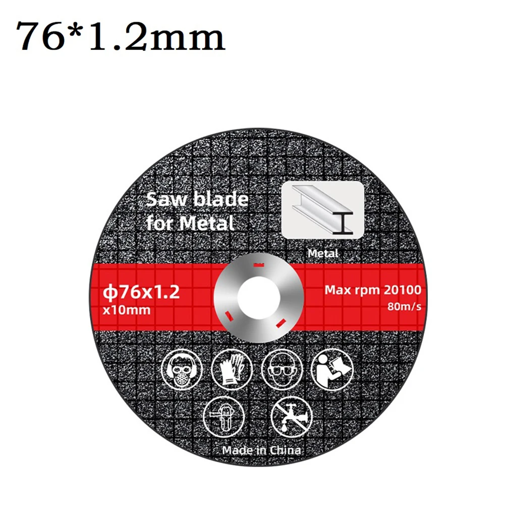 

2pcs 76mm 3inch Cutting Disc Circular Resin Grinding Wheel Saw Blade Electric Grinding Cutting Disc For Wood Cutting Rotary Tool