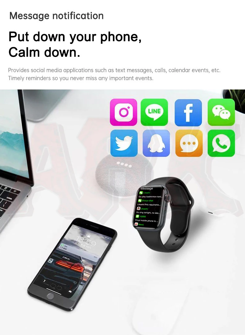 GS7 Pro Max SmartWatch description image 12