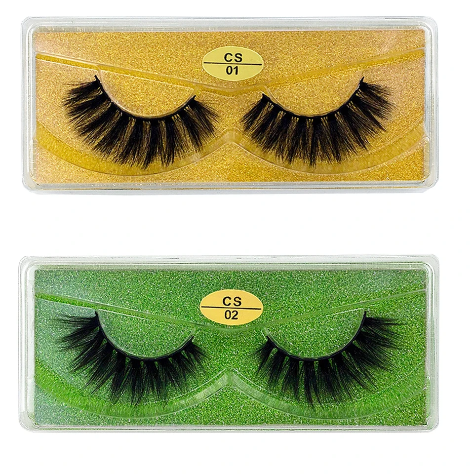 Natural False Eyelashes: Bulk 3D Mink