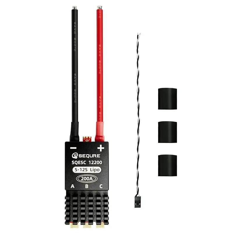 Фото Бесщеточный источник питания блестящего 12200 ESC 5-12S 128 а blheli _ 32 | Прошивка AM32, поддержка частоты кГц PWM, используемой в Φ №2