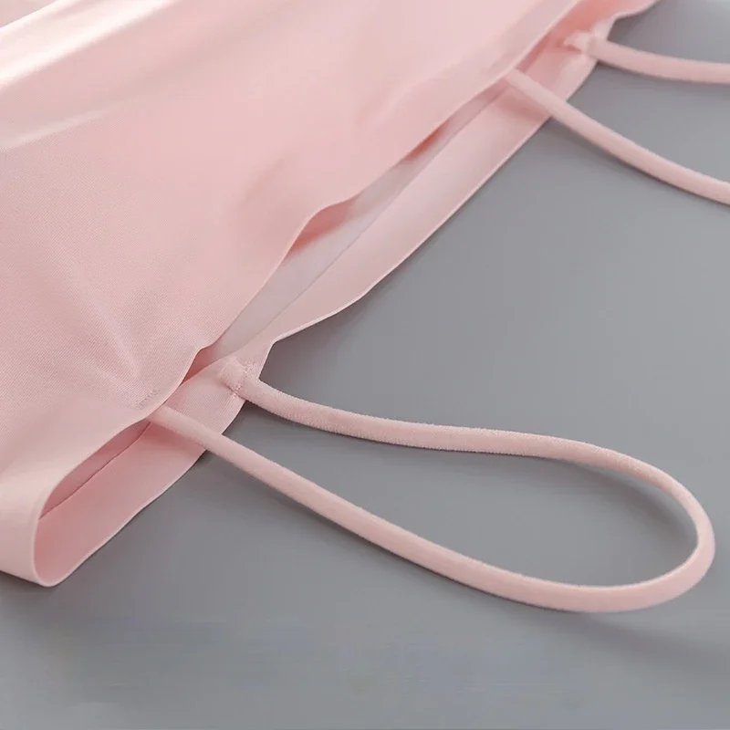 Comfortable Waist Beauty Back Wrap Chest Tube Top Girl No Steel Ring Camisole Bra Underwear New Female Simple Beauty Back 2025