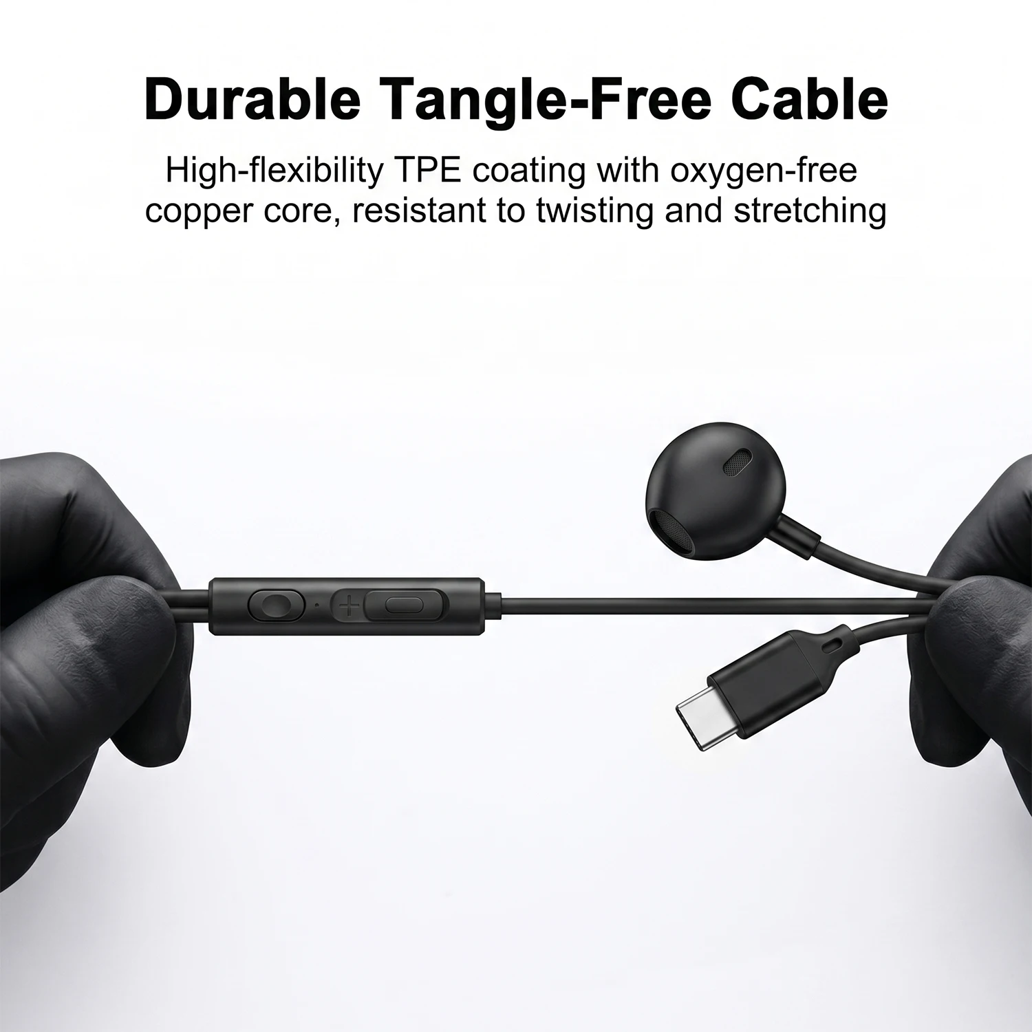 USB-C HiFi Surround Sound Wired In-Ear Headphones
