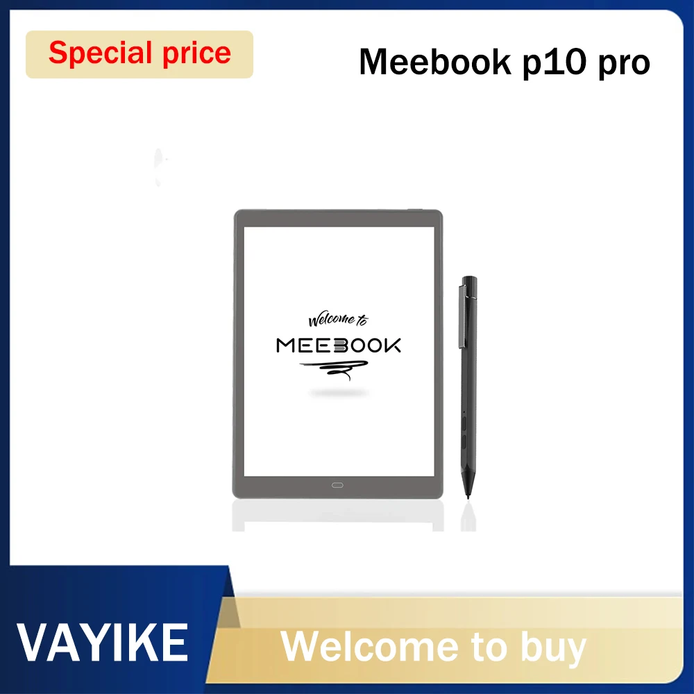 New Meebook P10 Pro Edition 10.3-inch E-Ink Tablet Android Card Reader