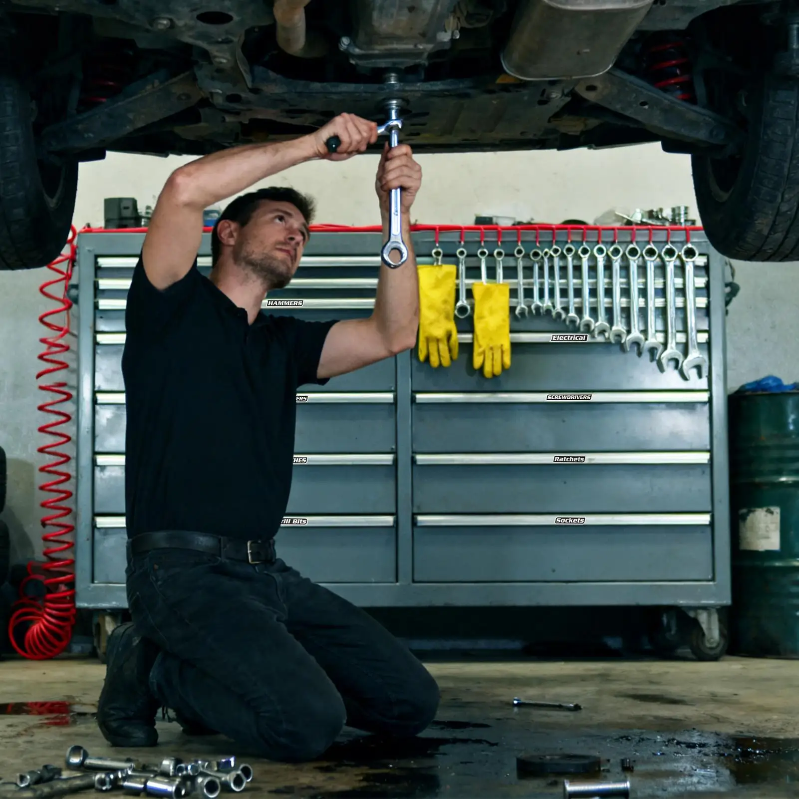 12개 자석 공구함 라벨 서랍 정리 태그 자석 스티커 재사용 가능 태그 강철 공구함 식별용