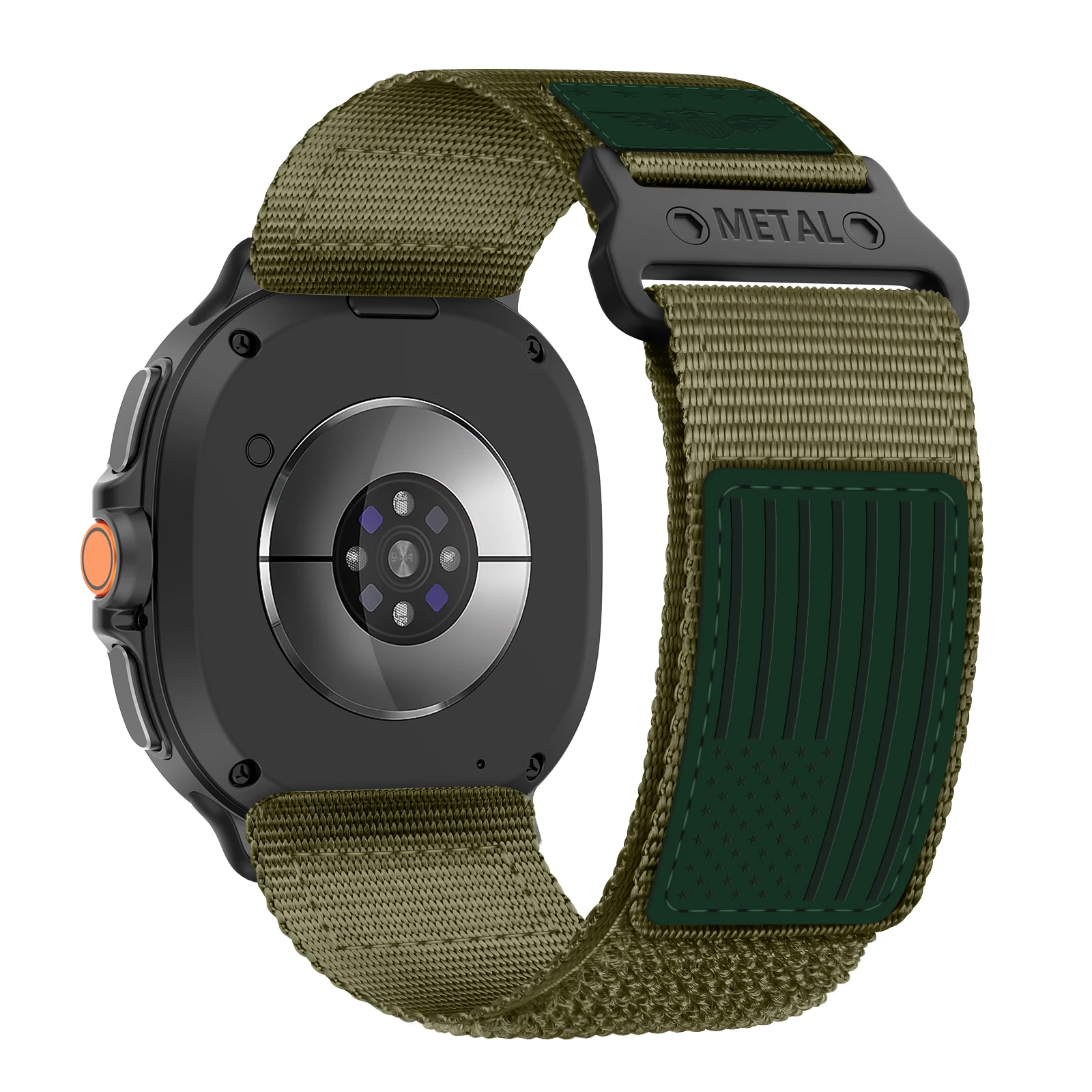 سوار نايلون متين لساعة سامسونج جالاكسي 8 حزام 44 م...