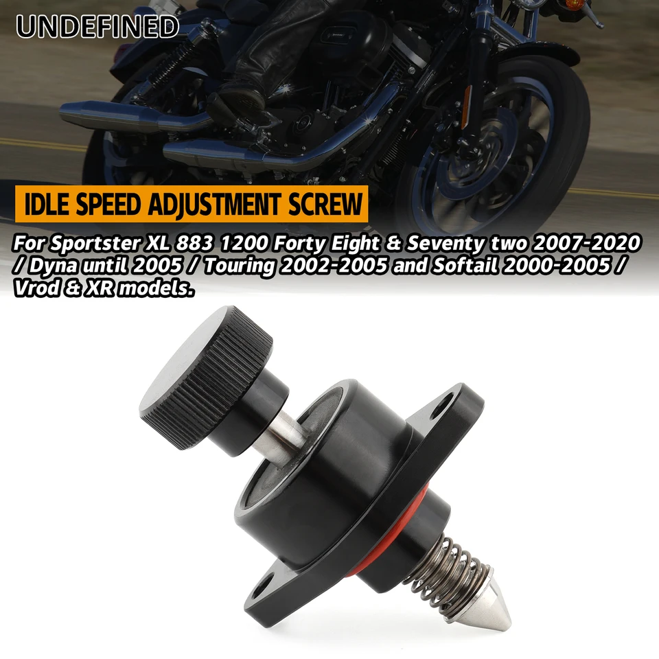 Black Motorcycle Idle Speed Adjusting Screw Carburetor Idle