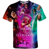 T-shirt imprimé Y2K The Little Girl pour hommes et femmes, col ras du cou, manches courtes, Lola Indigo, hauts décontractés, streetwear, taille XXS-4XL 6