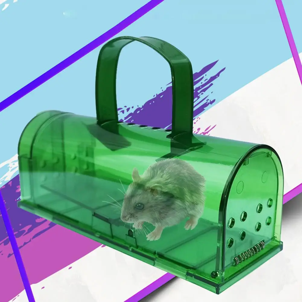 Mouse Trap Waterproof Smooth Edge High Sensitivity Transparent Simple Operation Mice Control Effective Rat Mice Hamster Catcher