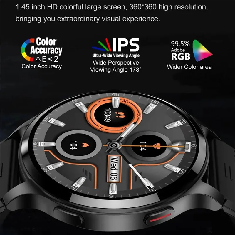 Ʈ ġ LW77 NFC  HD ȭ AI  1.45 ġ ũ, ǰ ͸,  ƮϽ ƮĿ Ʈġ, 