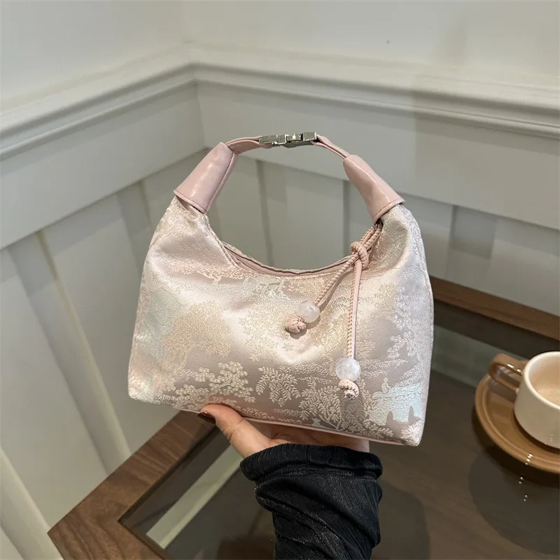 New Style Fine Embroidery Ladies Handbags Summer Fashion Shoulder Bag Crossbody Daily Party Tote Handbag for Women