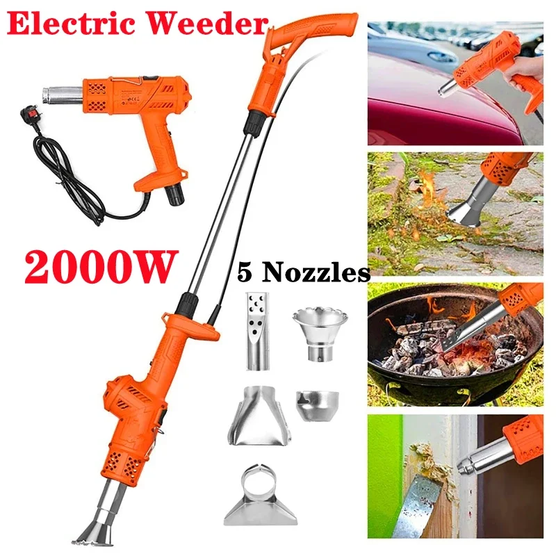 2000W3in1ElectricWeedBurnerPracticalHomeDetachableThermal