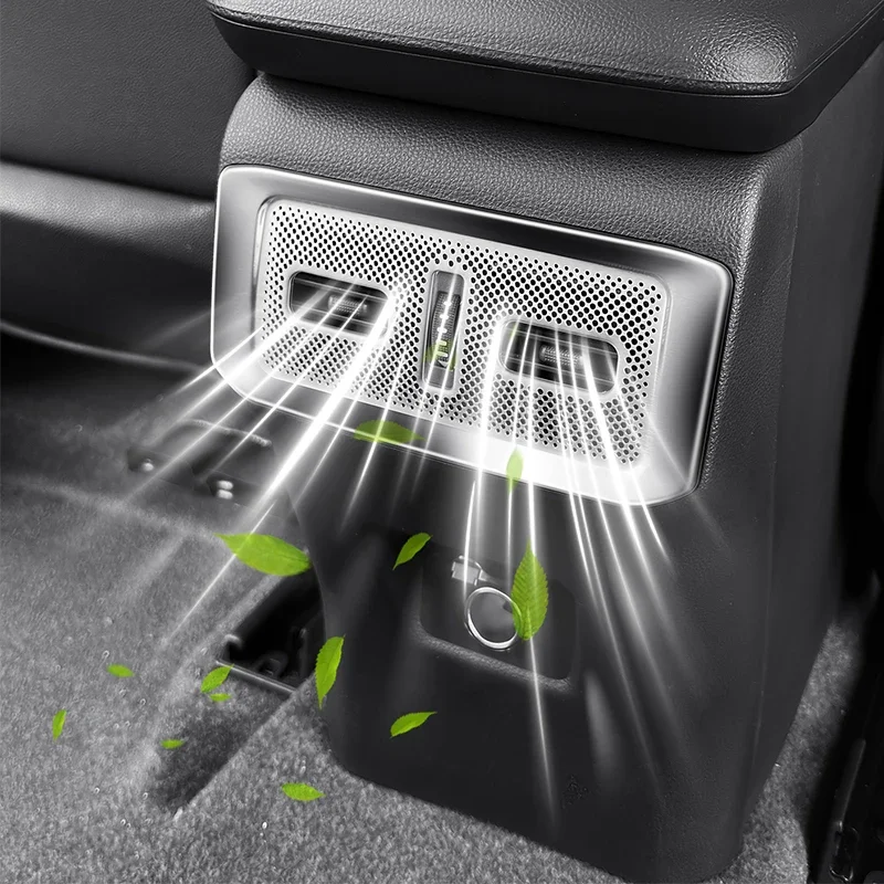 For Toyota RAV4 XA50 2021 - 2024 Dust Cover for Rear Air Conditioning Vents and Interior Protective Components Accessories