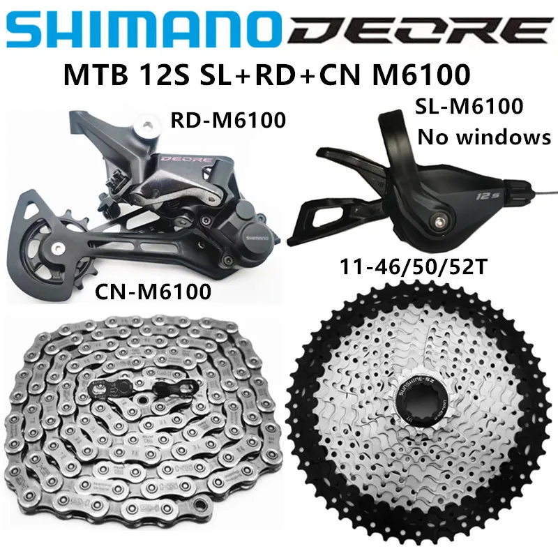 SHIMANO DEORE M6100 12 Speed Mountain Bike Transmission Small Set