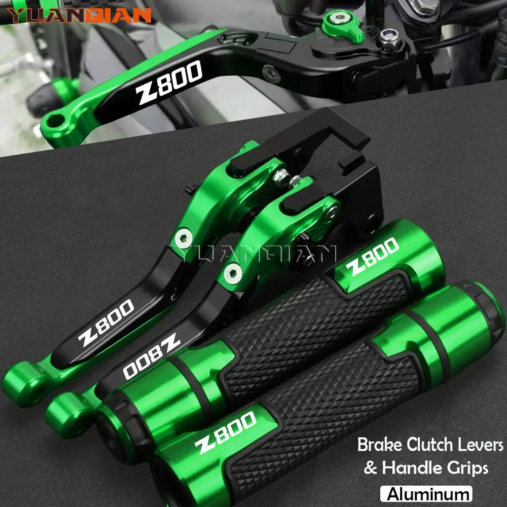 Per Kawasaki Z800 Z 800E Versione Z800E 2013 2014 2015 2016 2017 Leve Frizione Freno Regolabili Moto Maniglia Manopole Manubrio
