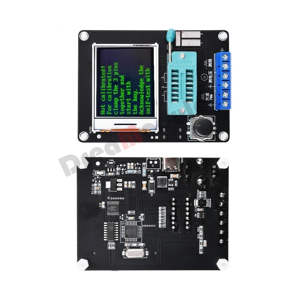 GM328A LCD Transistor Tester Diode Capacitance Voltage Frequency Meter PWM Square Wave Signal Generator Capacitor Leakage Tester 2