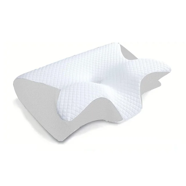 Oreiller cervical en mousse à mémoire de forme, oreiller orthopédique de Contour ergonomique 2 en 1 pour les douleurs au cou, oreillers de soutien profilés, oreiller cervical 1 pièce 9 Oreiller cervical en mousse à mémoire de forme, oreiller orthopédique de Contour ergonomique 2 en 1 pour les douleurs au cou, oreillers de soutien profilés, oreiller cervical 1 pièce 9