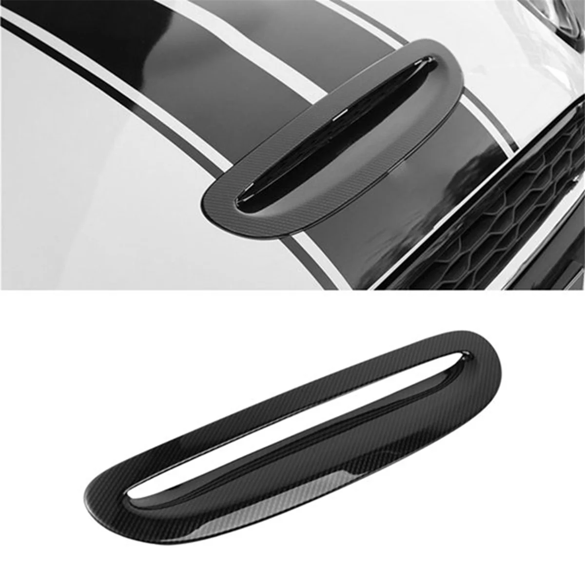 Car Hood for MINI Cooper F55 F56 3 Door 2014-2021 Air Intake Cover Vent Cover 5