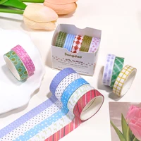 Cartoon Retro Vintage Washi Tape Set, Suitable for DIY Photo Frames, Diaries, Gift Box Packaging, Exquisite Decorative Items 6