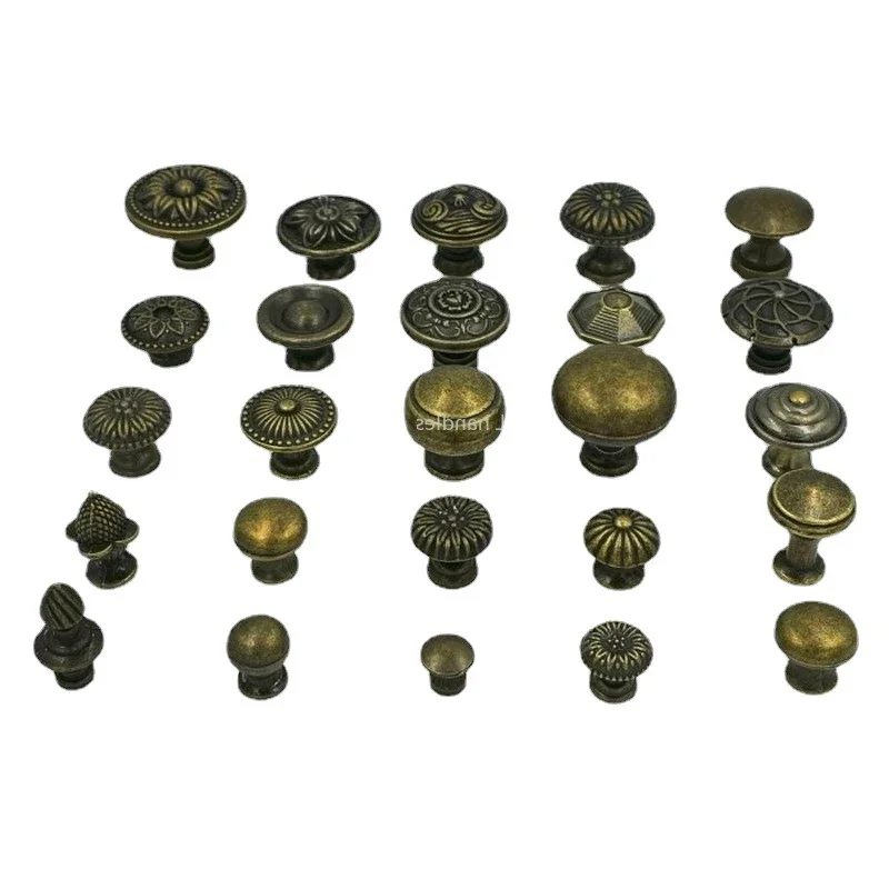 Furniture Handles Zinc Alloy Kitchen Cupboard Door Antique Handles Cabinets Drawer Knobs 1x