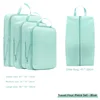 Travel organizer bag divided bag multifunctional clothes suitcase organizer bag seven pieces set of compressible storage bag 6