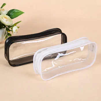 Portamatite trasparente in PVC organizzatore di grande capacità per cancelleria forniture scolastiche astucci per borse studentesche per ragazze