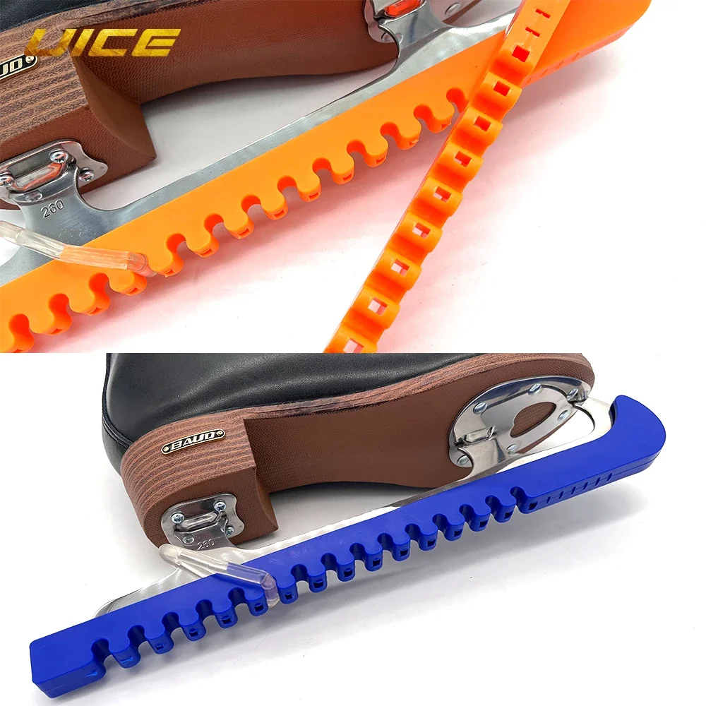 1 Pair Ice Skating Shoes Blade Cover Portable Universal Ice Skate Skates Adjustable Protective Skate Blade Accessories