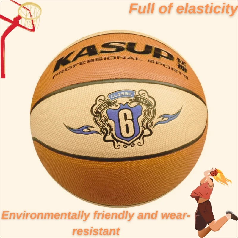 Mad God No. 6 PU Basketball Standard Women's Indoor And Outdoor Concrete Ground Competition Training Ball Basketball