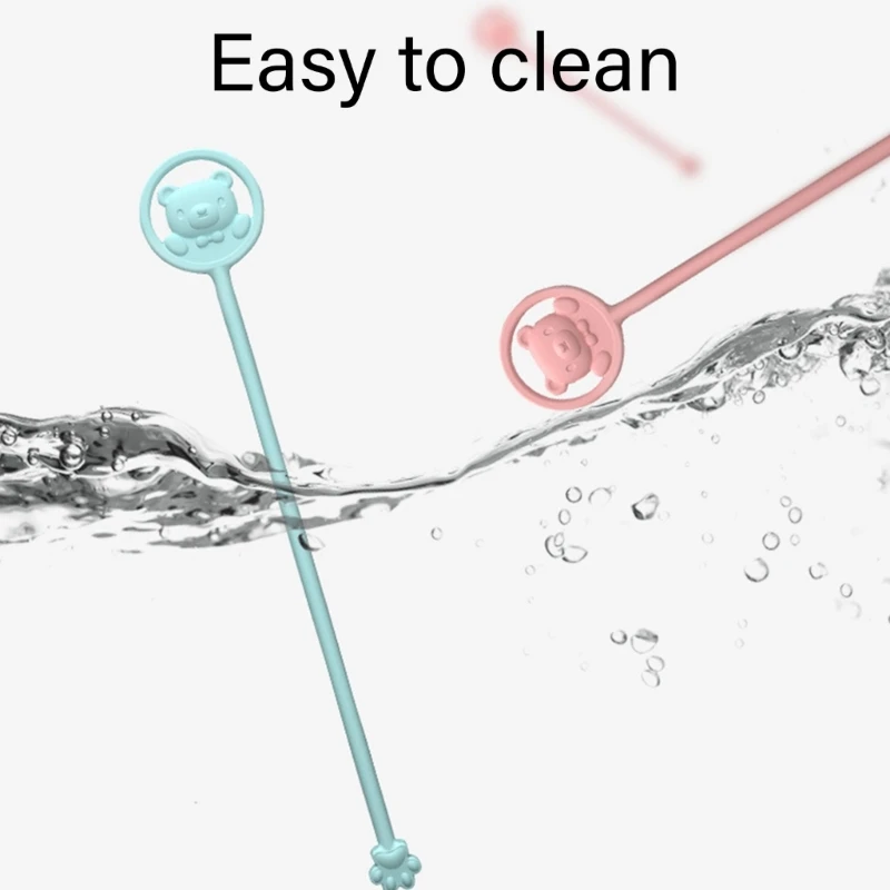 Convenient Baby Formula Stirrer Milk Powder Stir Bar Mixing Rod with Over-heat Reminding Silicone Mixing Accessory A2UB