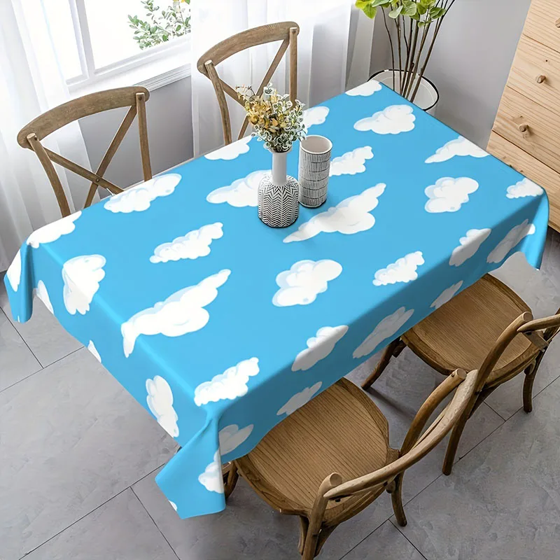 Ocean Wave Plastic tablecloth Blue Beach Pool theme Birthday Party supplies pe tablecloth size 137*274cm