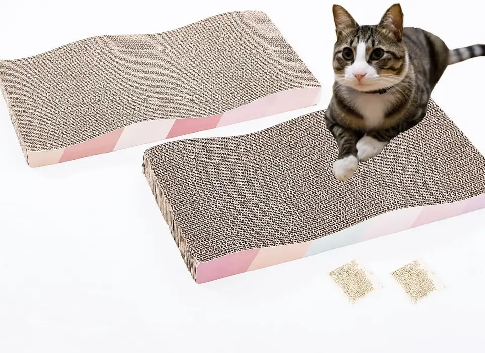 Reversible Cat Scratching Board with Catnip