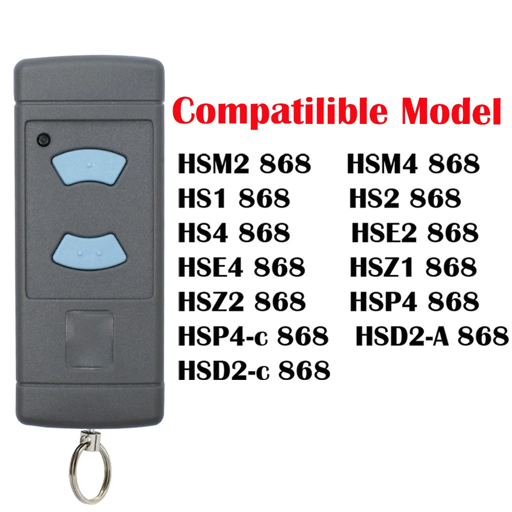 HORMANN HSM4 HS4 HSE4 HSM2 HS2 HSE2 HSZ2 HSP4 HSD2 HSZ1 HS1 868MHz Duplicator Remote Control Hand Transmitter 5