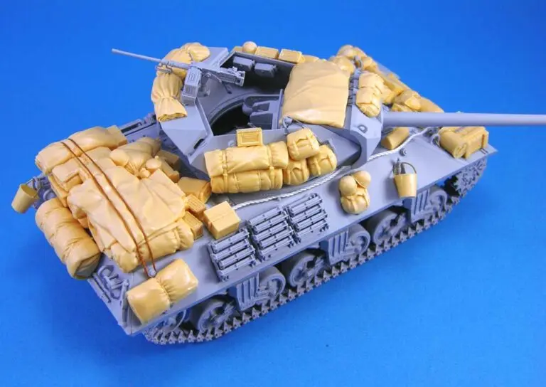 1/35 스케일 다이캐스트 수지 모델 조립 키트 미 육군 M10 탱크 보관 세트(탱크 없음) 조립되지 않고 도색되지 않음